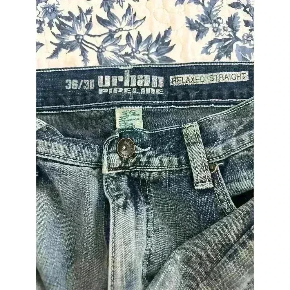 URBAN PIPELINE | Vintage wide leg baggy y2k jeans | SIZE 36/30 - Picture 7 of 7